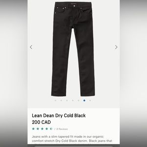 Nudie Jeans Lean Dean Dry Cold Black 32/32